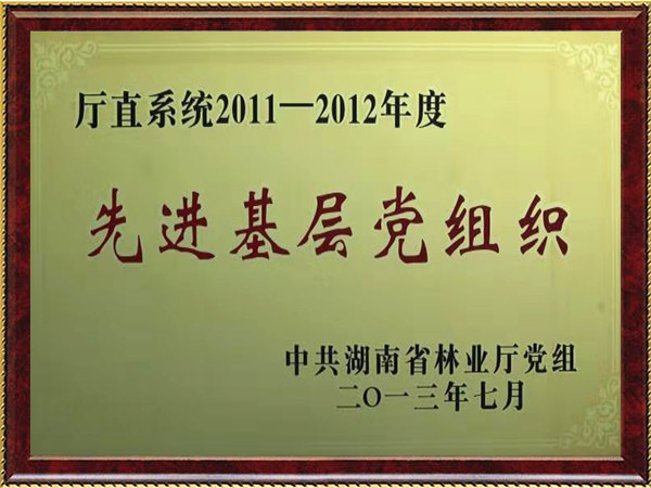 先进下层党组织2013年